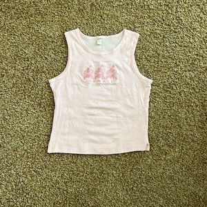 Pink Hawaii tank top